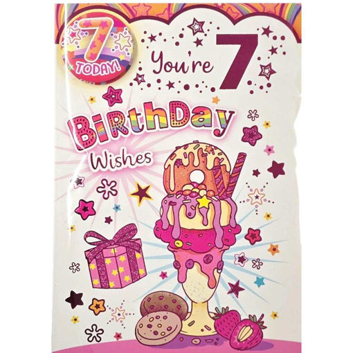 Picture of 7 TODAY BADGE CARD ICE CREAM